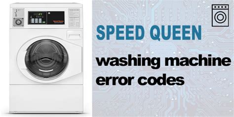 code machine just queen|Error code oflo and will not reset Speed Queen washer..